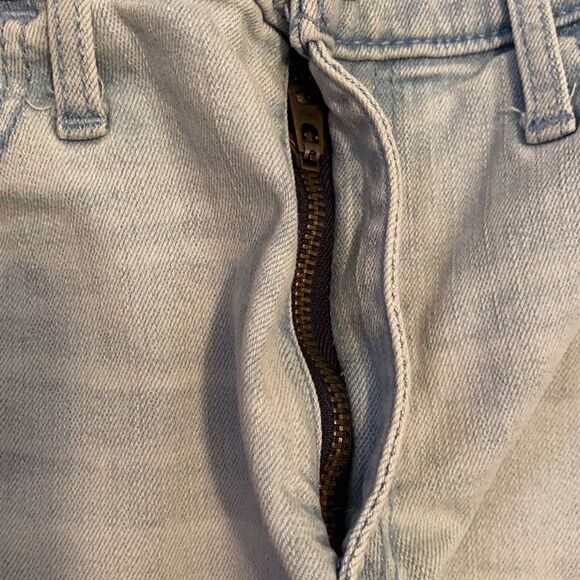 Abercrombie & Fitch Distressed Frayed Hem Denim Shorts Festival Summer Spring - Picture 7 of 9